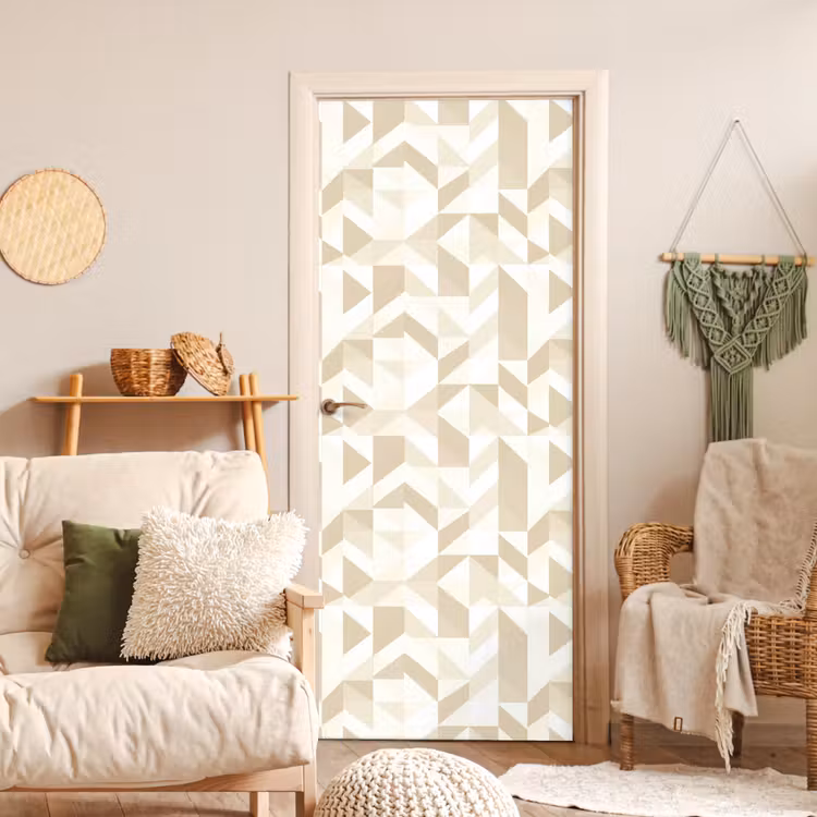 Deursticker - Modern - Abstract - Beige — 4