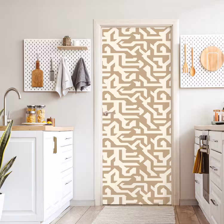 Deursticker - Modern - Abstract - Beige — 7