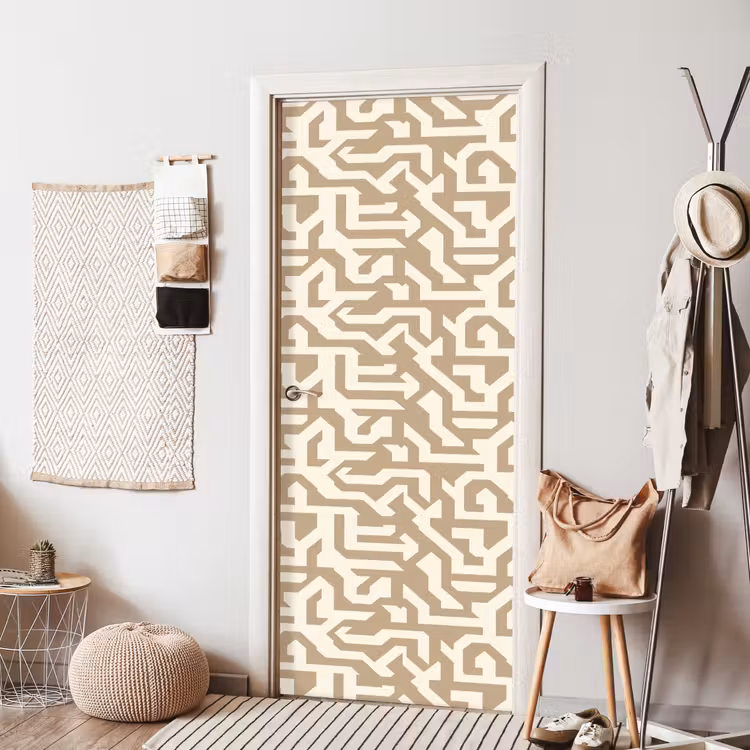 Deursticker - Modern - Abstract - Beige — 8