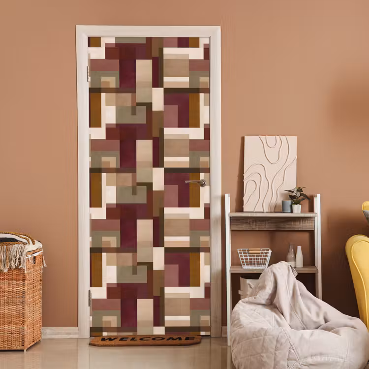 Deursticker - Modern - Geometrie - Kleurrijk — 2