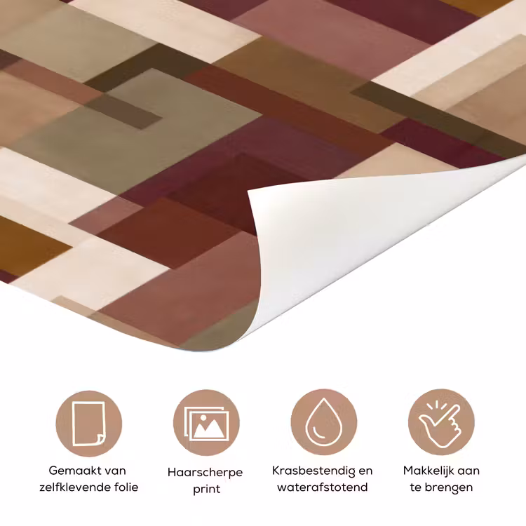 Deursticker - Modern - Geometrie - Kleurrijk — 3