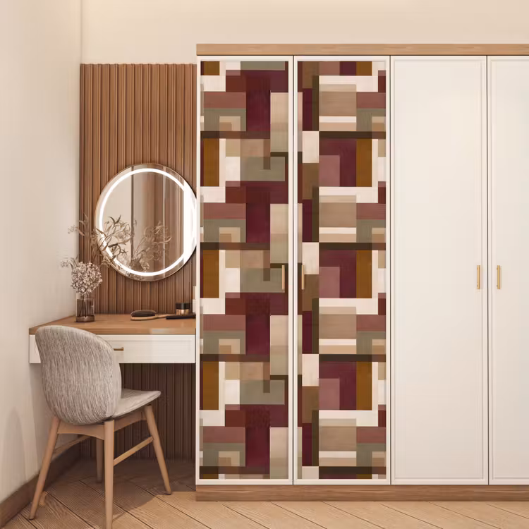 Deursticker - Modern - Geometrie - Kleurrijk — 5