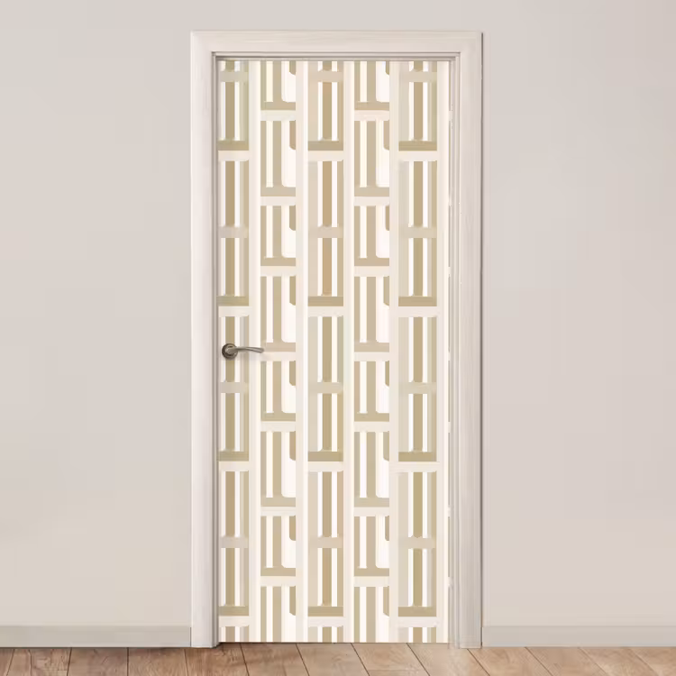 Deursticker - Modern - Geometrisch - Beige — 1