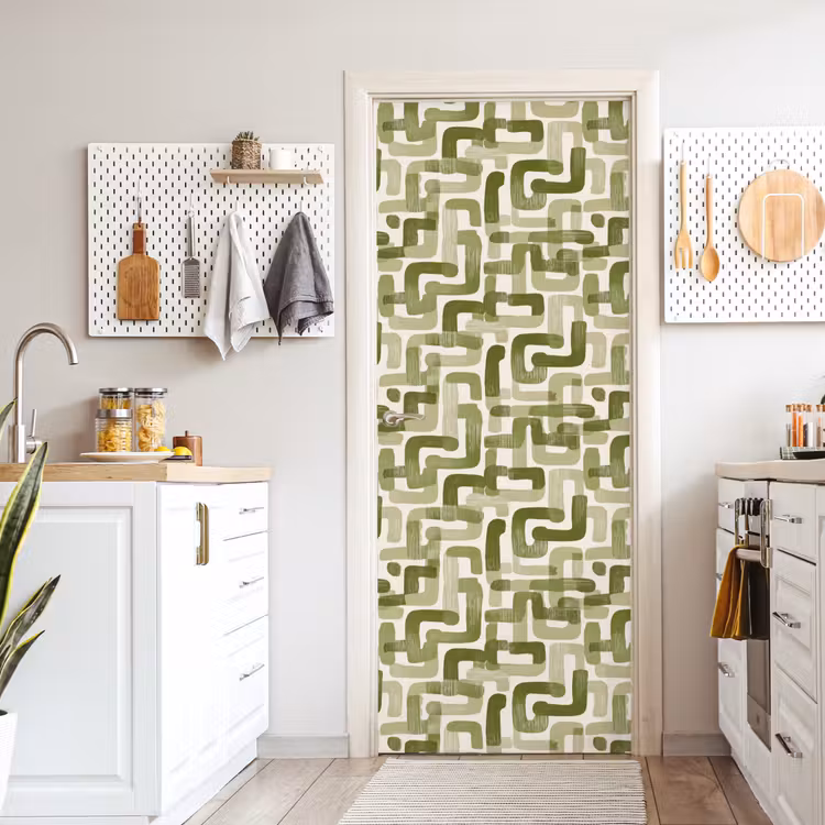 Deursticker - Modern - Grafisch - Groen — 7