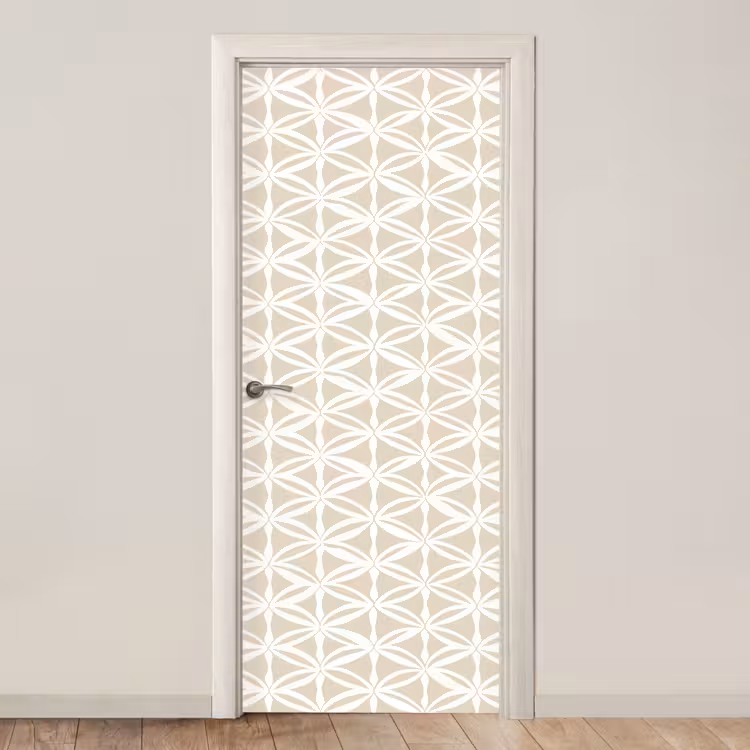 Deursticker - Motief - Modern - Beige — 1