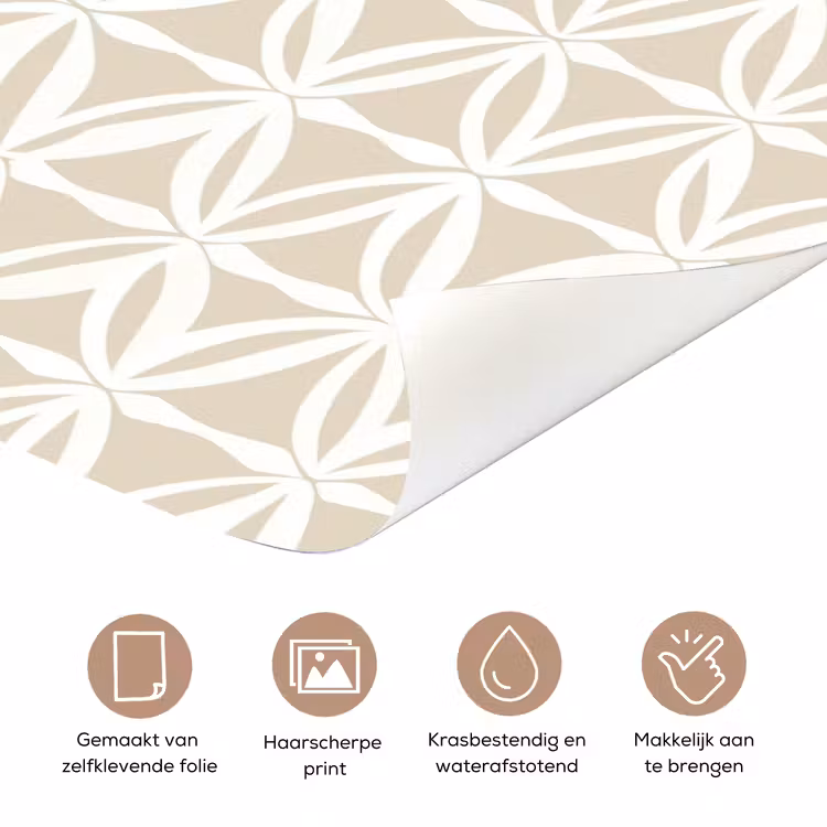Deursticker - Motief - Modern - Beige — 3