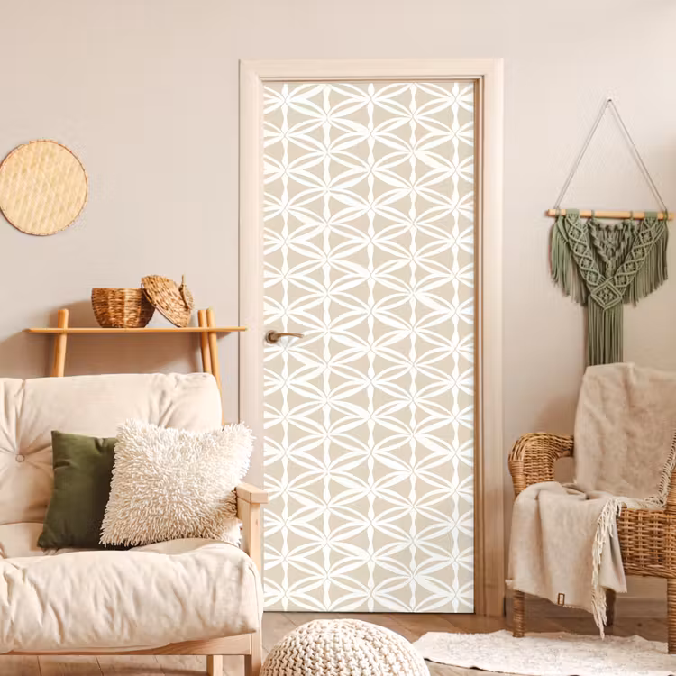 Deursticker - Motief - Modern - Beige — 4