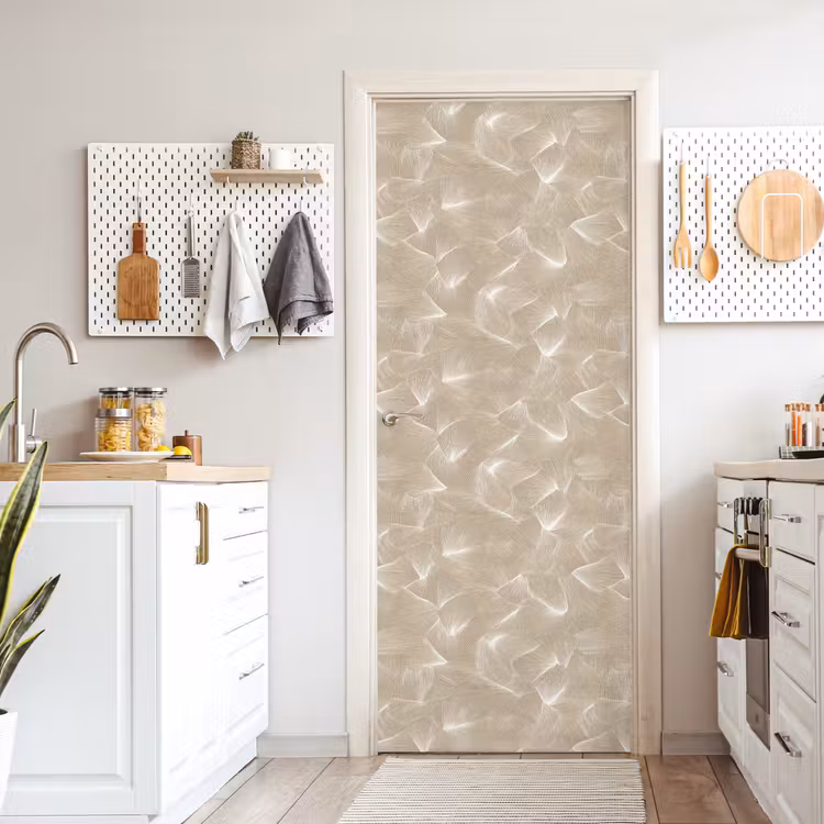 Deursticker - Organisch - Textuur - Beige — 7