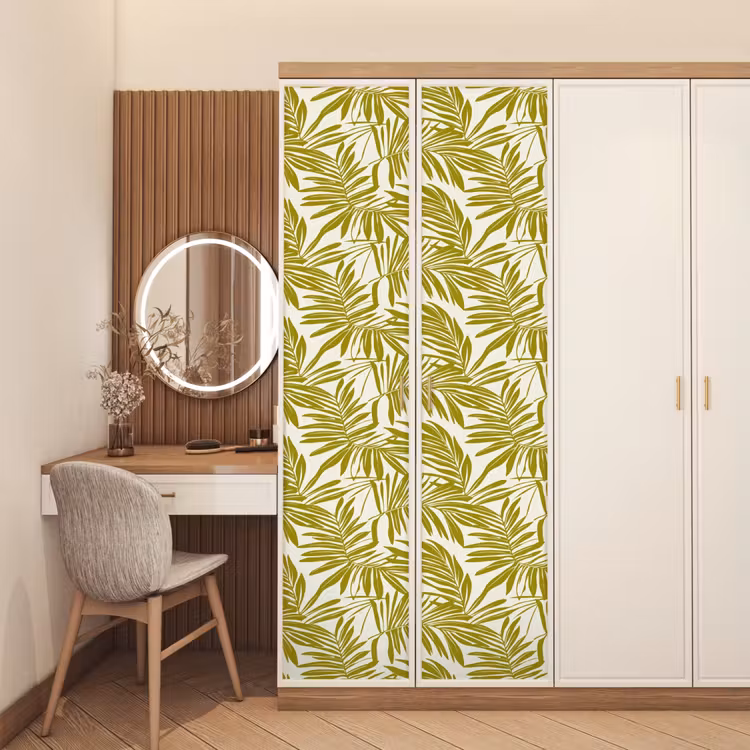 Deursticker - Palmblad - Patroon - Groen — 5
