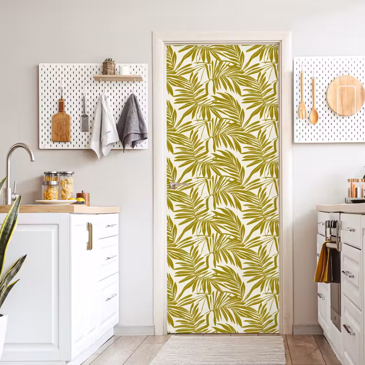 Deursticker - Palmblad - Patroon - Groen — 7