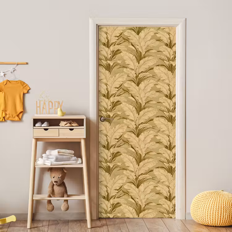 Deursticker - Palmbladeren - Klassiek - Groen — 6