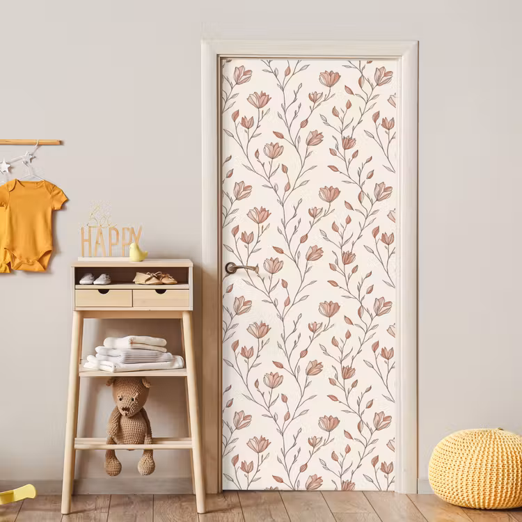 Deursticker - Patroon - Klassiek - Roze — 6
