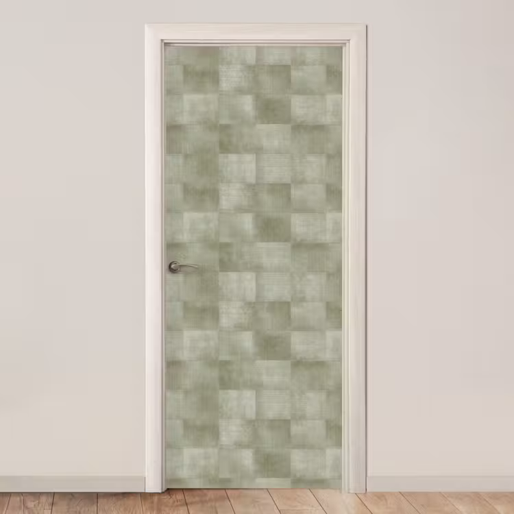 Deursticker - Vlakken - Rustiek - Groen — 1