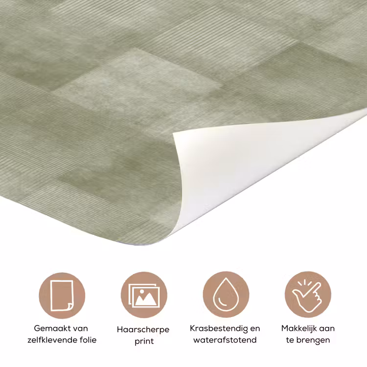 Deursticker - Vlakken - Rustiek - Groen — 3