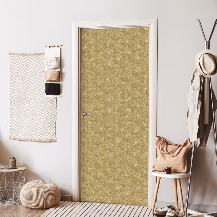 Deursticker - Waaier - Geometrisch - Groen — 8