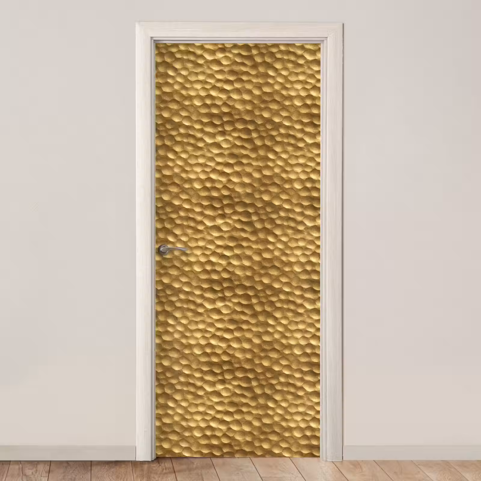 Deursticker - Metaal - Dynamisch - Goud — 1