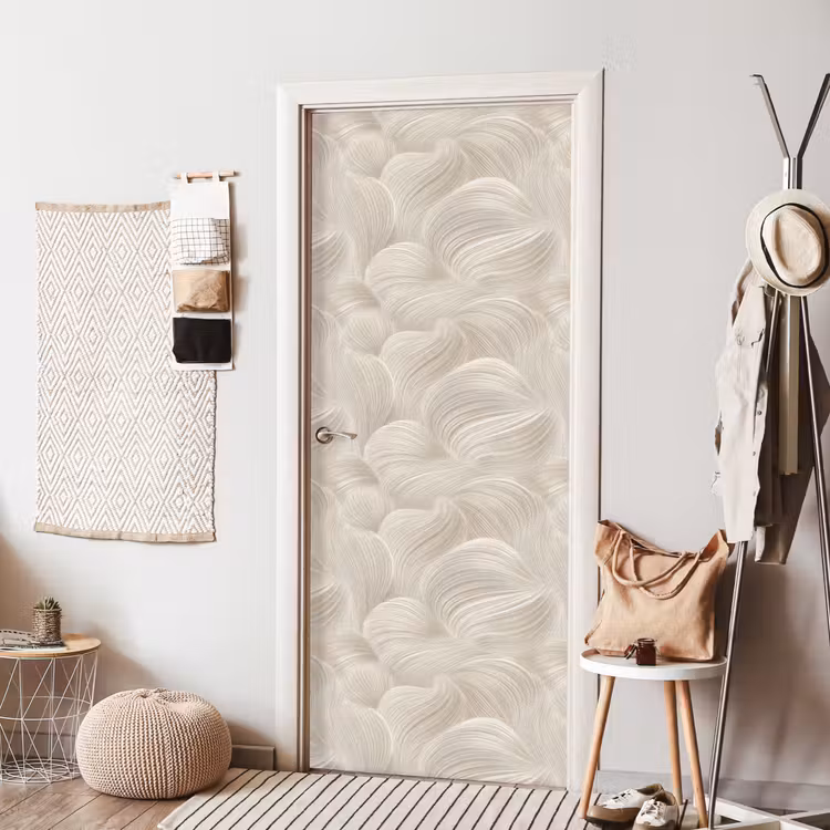 Deursticker - Lijnen - Waaier - Beige — 8