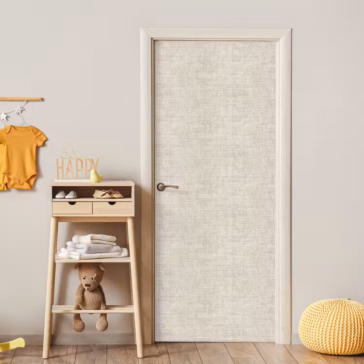 Deursticker - Linnen - Textuur - Beige — 6