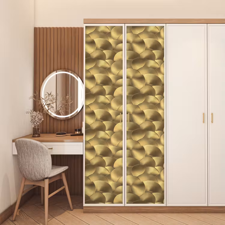 Deursticker - Modern - Cirkel - Goud — 5