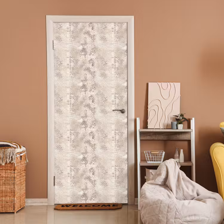 Deursticker - Slang - Patroon - Beige — 2