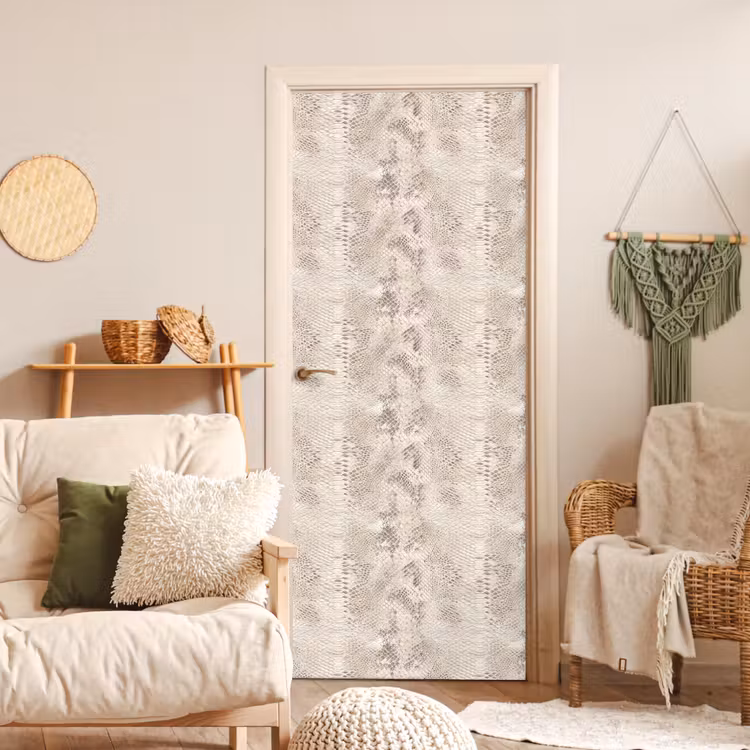 Deursticker - Slang - Patroon - Beige — 4