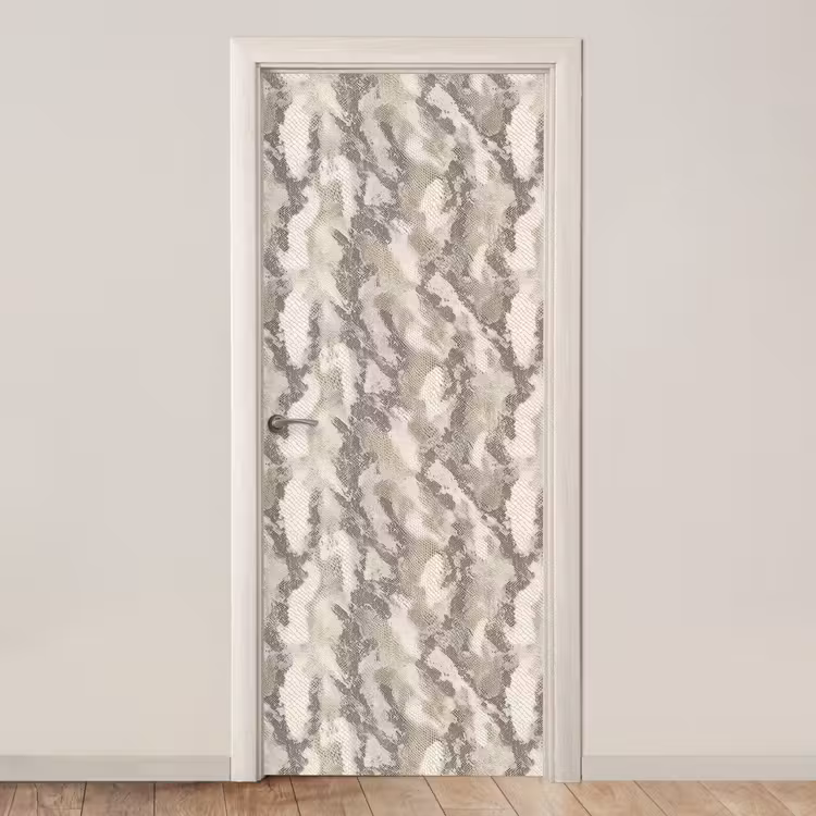 Deursticker - Slang - Patroon - Taupe — 1