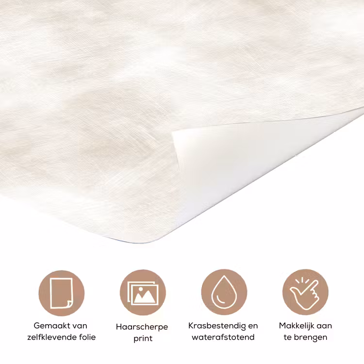 Deursticker - Subtiel - Structuur - Beige — 3
