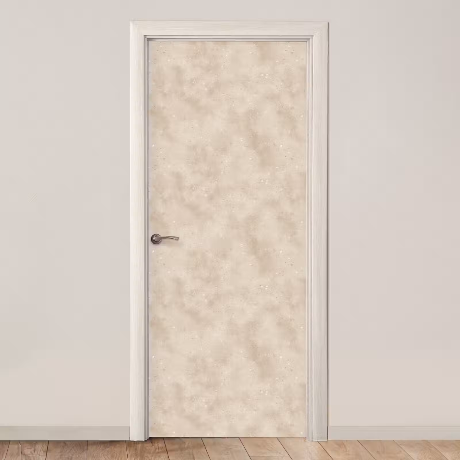 Deursticker - Structuur - Spikkels - Beige — 1