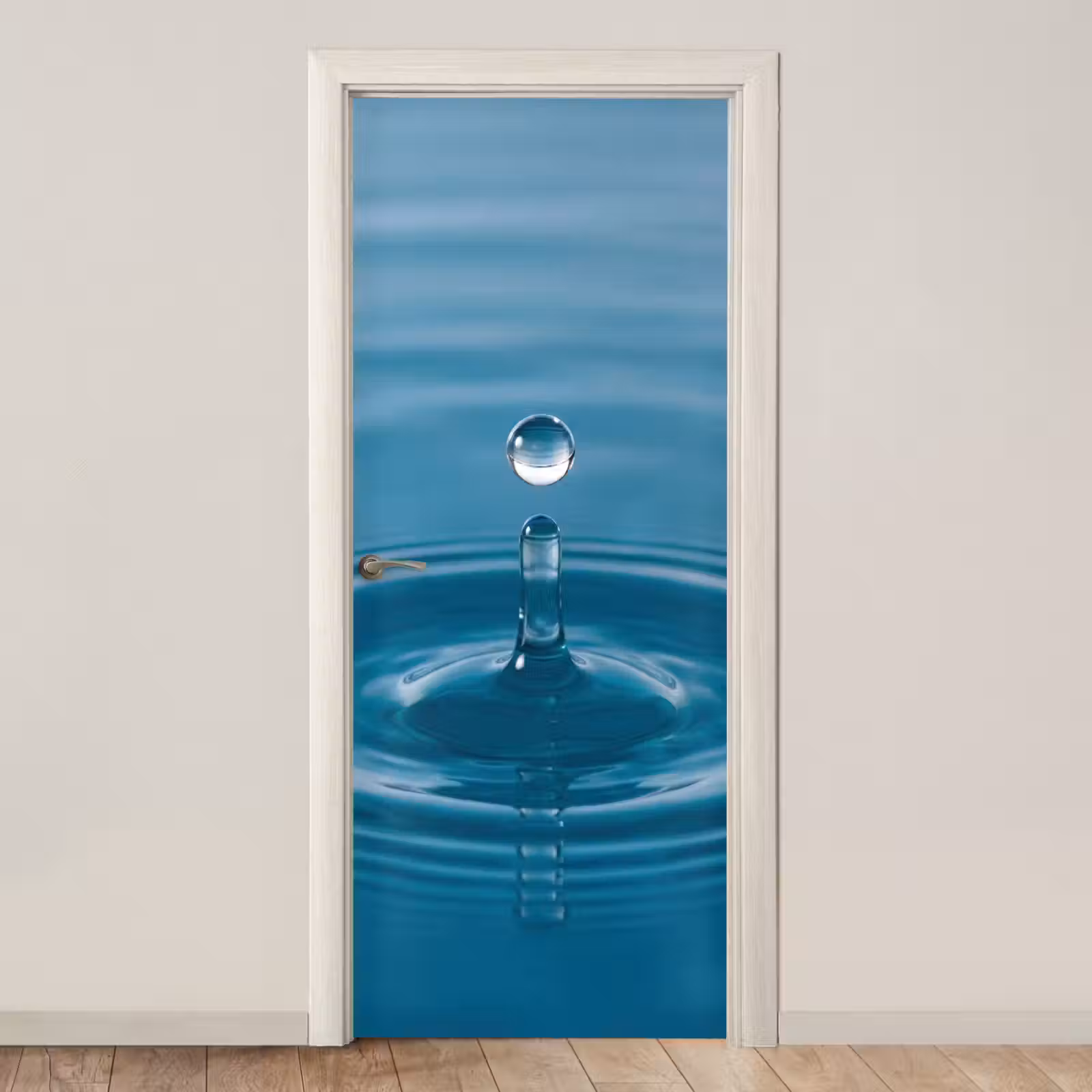 Deursticker - Waterdruppel - Water - Oppervlakte — 1