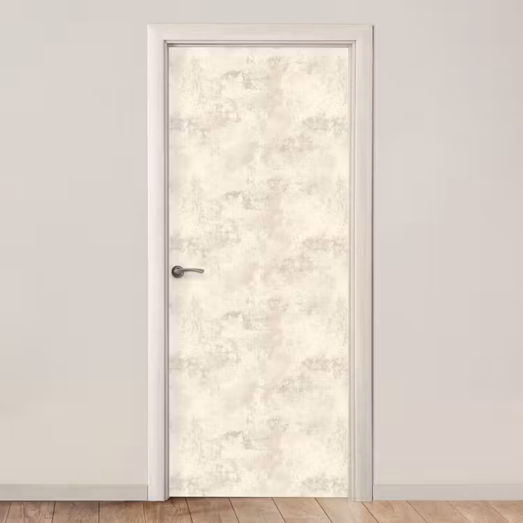 Deursticker - Patroon - Organisch - Beige — 1
