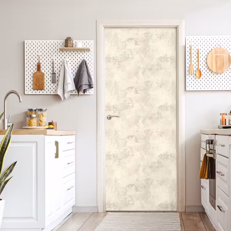 Deursticker - Patroon - Organisch - Beige — 7