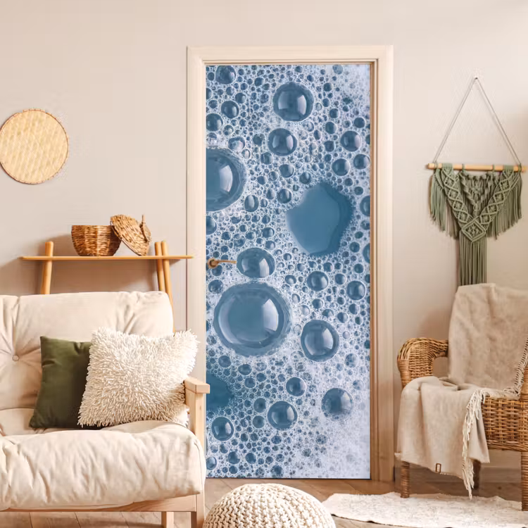 Deursticker - Schuim - Water - Textuur — 4