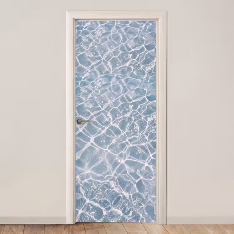 Deursticker - Water - Reflectie - Zonlicht — 1