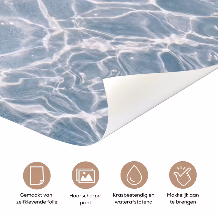 Deursticker - Water - Reflectie - Zonlicht — 3