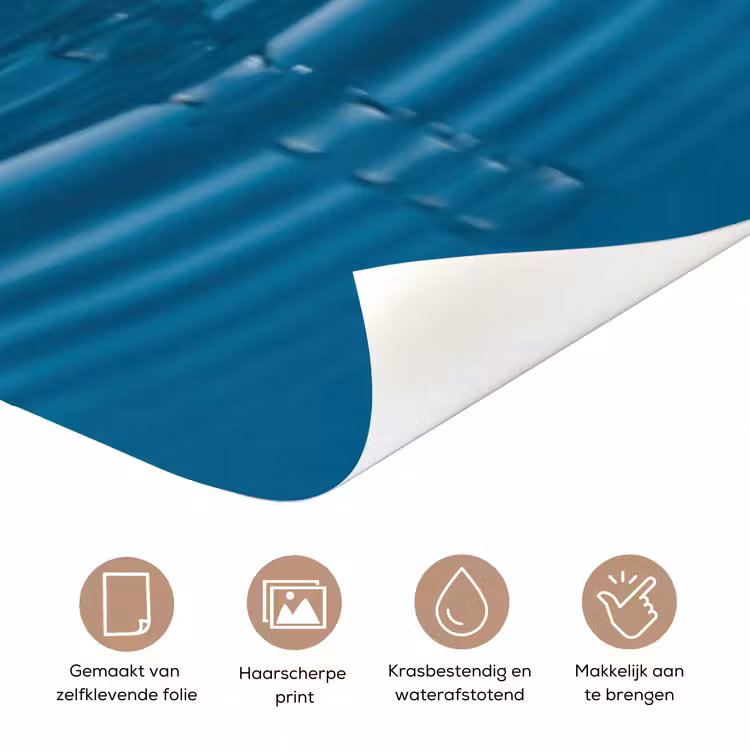 Deursticker - Waterdruppel - Water - Oppervlakte — 3