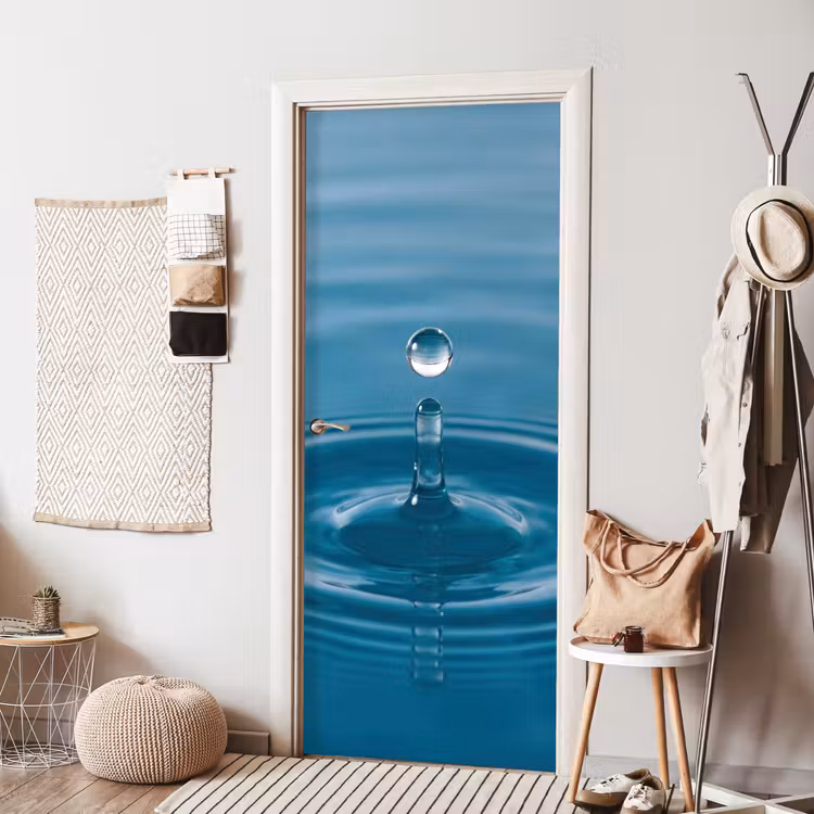 Deursticker - Waterdruppel - Water - Oppervlakte — 8