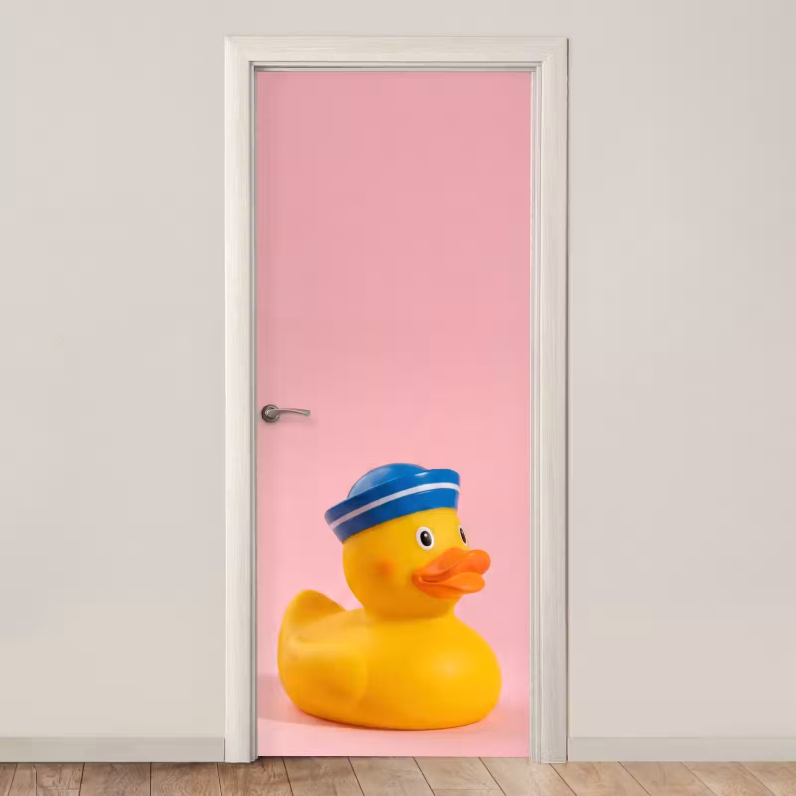 Deursticker - Matroos - Eend - Roze — 1