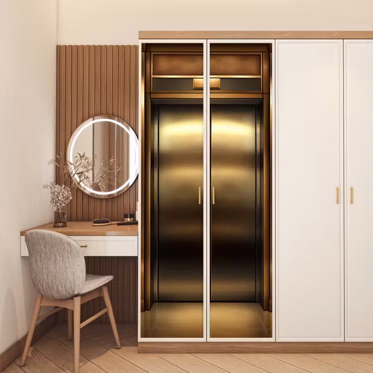 Deursticker - Liftdeur - Goud - Modern — 5