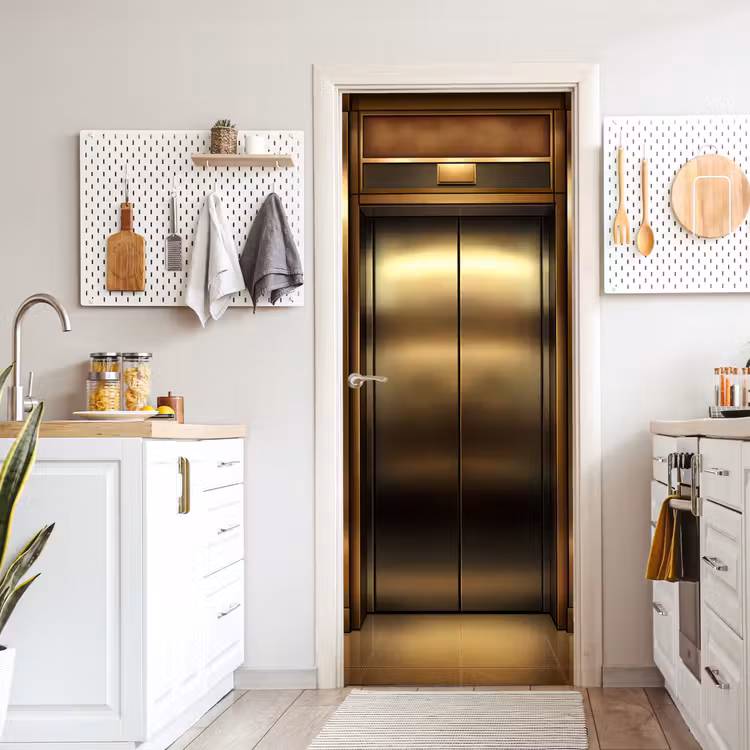 Deursticker - Liftdeur - Goud - Modern — 7