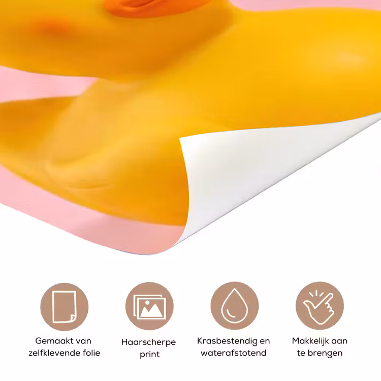 Deursticker - Matroos - Eend - Roze — 3