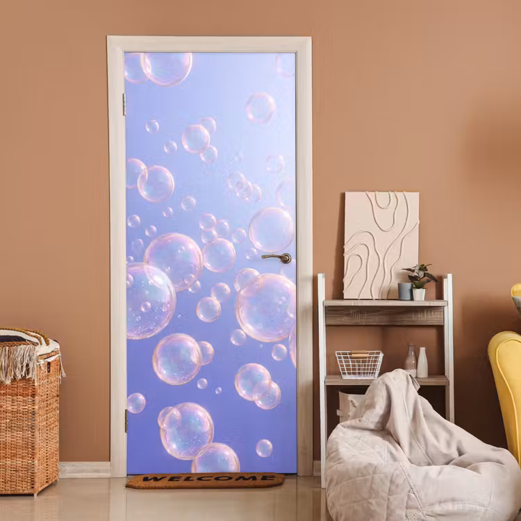 Deursticker - Pastel - Bubbels - Dromerig — 2