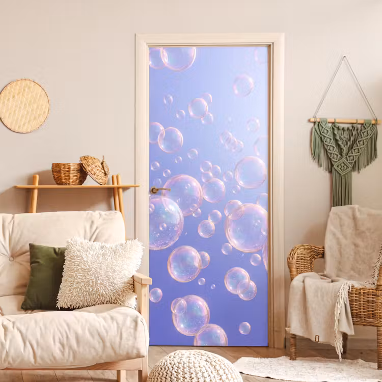 Deursticker - Pastel - Bubbels - Dromerig — 4