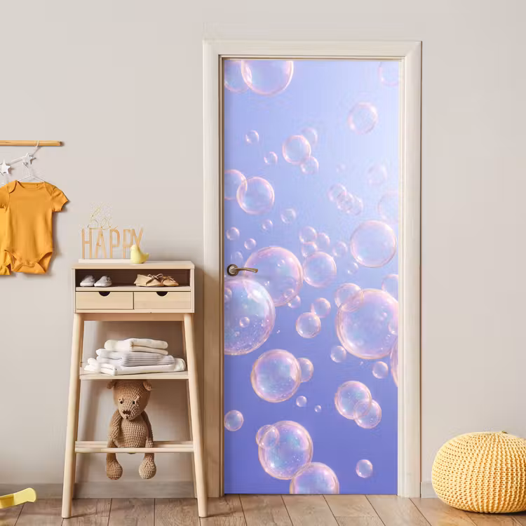 Deursticker - Pastel - Bubbels - Dromerig — 6
