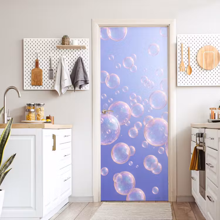 Deursticker - Pastel - Bubbels - Dromerig — 7