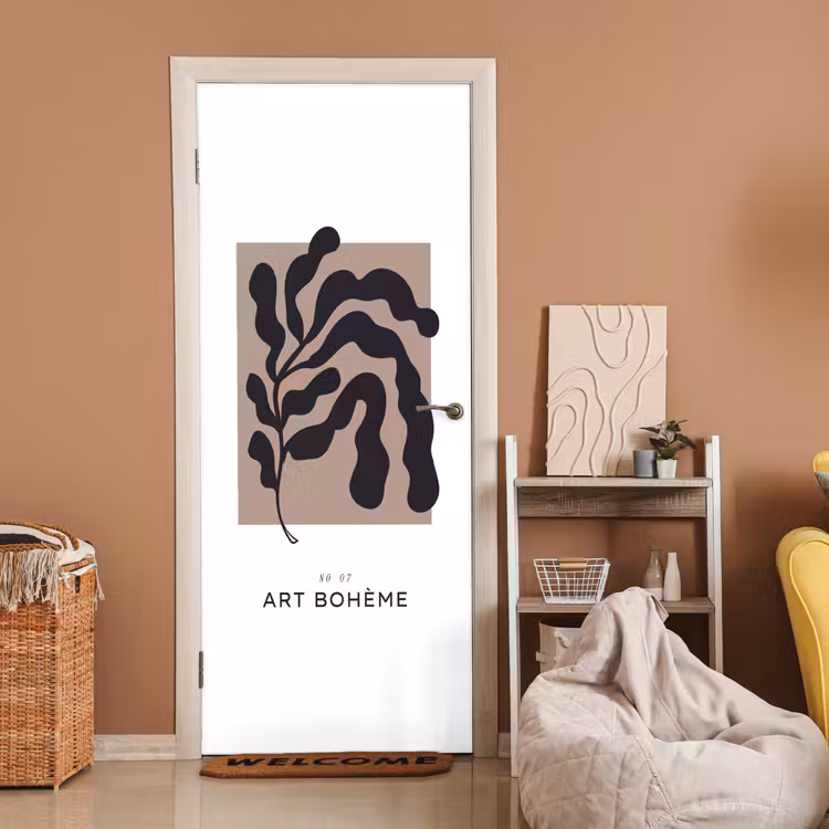 Deursticker - Planten - Abstract - Boho — 2