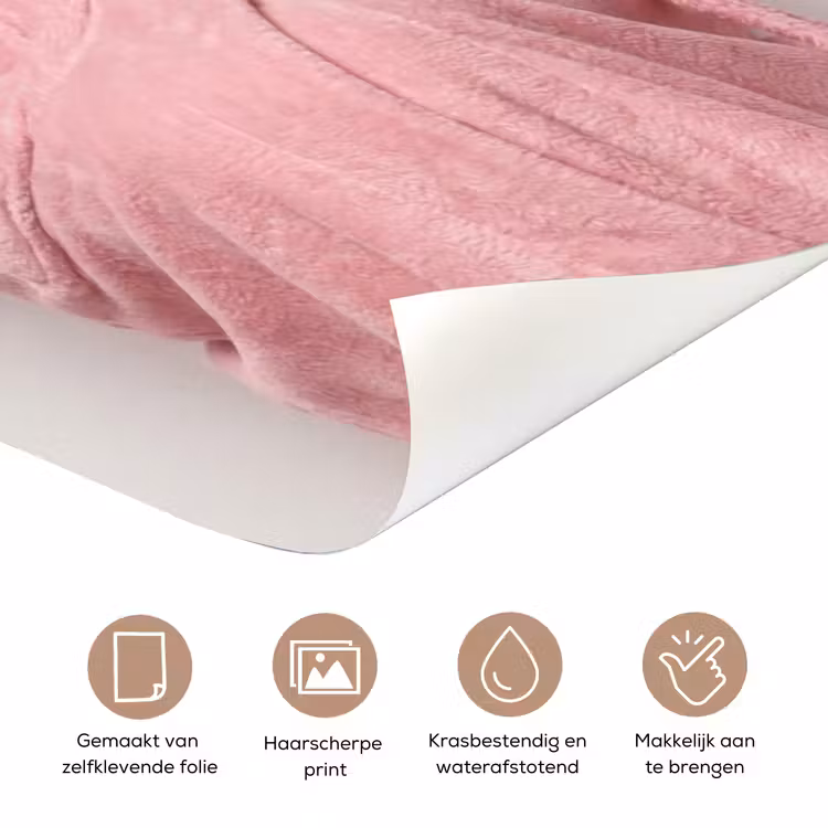 Deursticker - Vrouw - Roze - Wijn - Zonnebril — 3