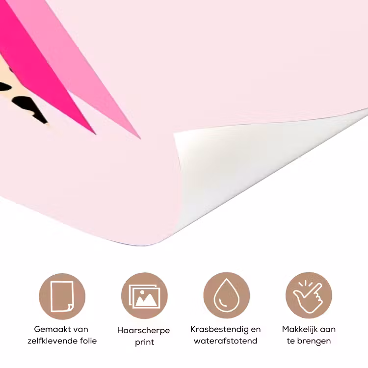 Deursticker - Stippen - Roze - Bliksem — 3