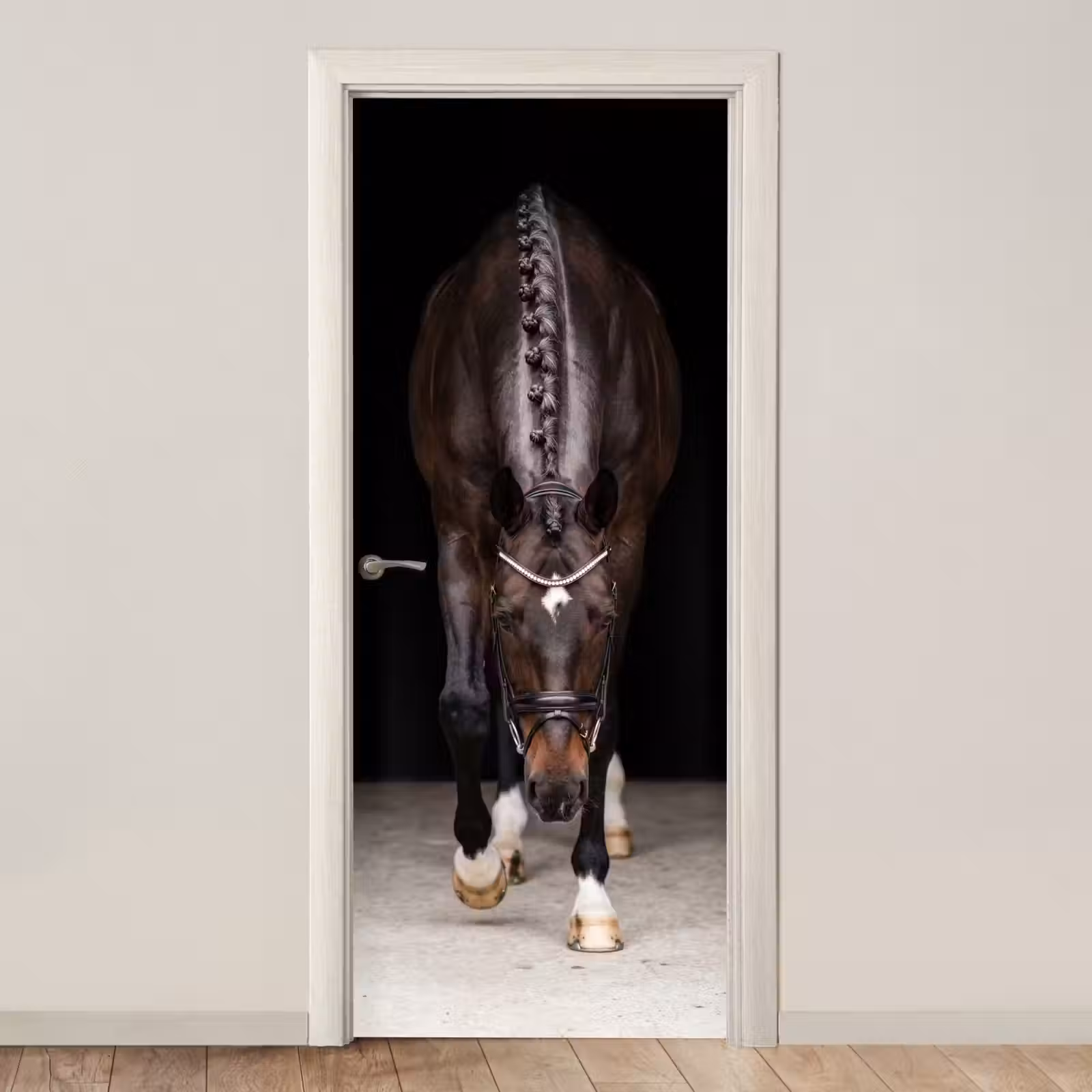 Deursticker - Paard - Modern - Portret — 1