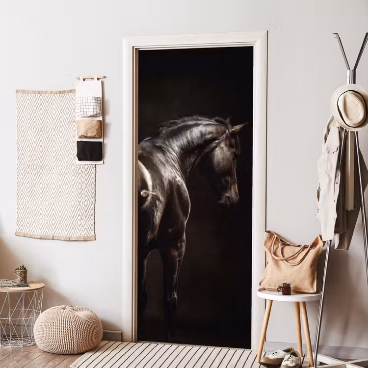 Deursticker - Krachtig - Paard - Donker — 8