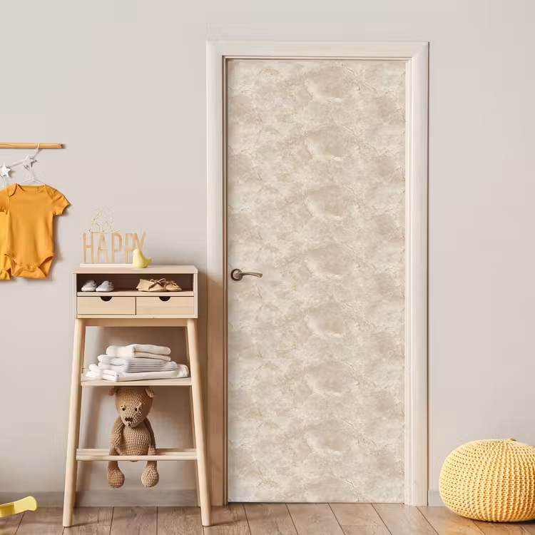 Deursticker - Lichtbeige - Marmer - Aders — 6